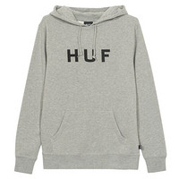 HUF 男士灰色帽衫 PF00099-GREY HEATHER-M