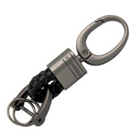 易博士 EBOSS汽车钥匙扣钥匙挂件钥匙链手工钥匙绳 男女钥匙扣礼品 短款黑色