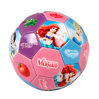 迪士尼（Disney）儿童皮球2号3号足球类玩具幼儿园耐磨软皮PU男孩女孩拍拍球D626-D 2号公主