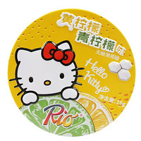 Rio 瑞欧无糖薄荷糖圆盒  HelloKitty联名款16g（双柠檬味）口香糖 新品