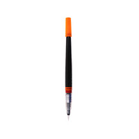 日本派通（Pentel）科学毛笔小楷练字软毛笔 中楷书法笔便携彩色绘画手帐手绘笔可换墨胆 XGFL 橙色