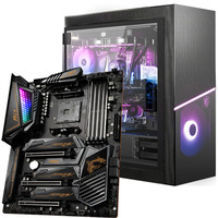 微星(MSI) 幻彩佩龙斧 中塔机箱 + 微星 (MSI) MEG X570 ACE战神板 主板 机箱主板套装