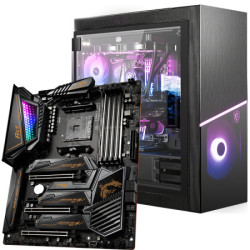 MSI 微星 幻彩佩龙斧 中塔机箱 + MSI 微星 MEG X570 ACE战神板 主板 机箱主板套装