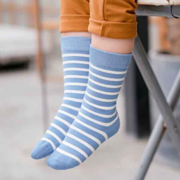 商品馨颂儿童袜子五双装春秋季中大男童潮流棉袜套装 m(5-8岁)