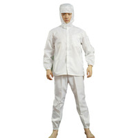 星工（XINGGONG）防静电洁静服 防尘服无尘服化工厂工作服劳保服定制 白色S码2603-12