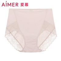 爱慕内衣美棉KIKI裤棉氨纶纯色性感女士高腰三角裤女式内裤  AM221662肤色170/XL