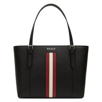 BALLY 巴利 女士黑色皮牛皮手提单肩托特包 SUPRA SM/00 6211738
