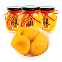 林家铺子 糖水黄桃水果罐头 360g*3罐