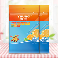 优奥 密封袋小号60只透明PE保鲜袋食品收纳袋厨房冰箱自封袋 组合装