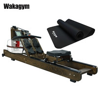 哇咖（Wakagym）划船机健身器材家用榆木至尊款地垫