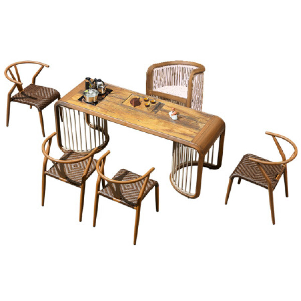 商品紫叶(ziye)新中式茶桌椅组合现代禅意茶室功夫茶台民宿别墅休闲