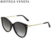 葆蝶家(BOTTEGA VENETA)太阳镜女 墨镜 灰色镜片黑色镜框BV0231SA 001 55mm