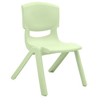 百优汇 凳子塑料幼儿童靠背椅加厚靠背凳儿童凳子小椅子 绿色 BYH-1551*