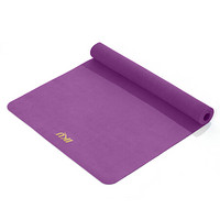 IKU 天然橡胶瑜伽垫 加宽80CM干湿防滑专业健身垫 4mm 紫色