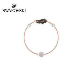 唯品尖货：SWAROVSKI 施华洛世奇 5495340 黑色羽毛坠饰手链