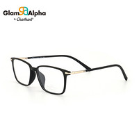 CHARMANT/夏蒙眼镜框 GA系列男款磨砂黑色全框经典近视眼镜男士光学眼镜架 GA38048 BK2 53mm