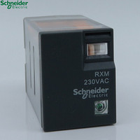 施耐德电气（Schneider Electric）Zelio Relay小型中间继电器 RXM4LB2P7 230VDC 3A 10只装E