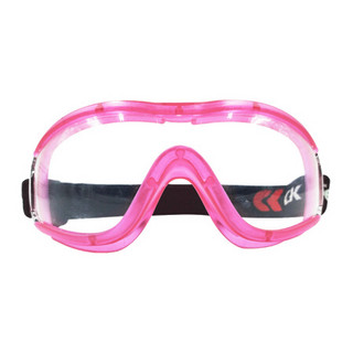 成楷科技（CK-Tech）CKY-3070-P 防雾儿童护目镜 玩水防飞溅防沙尘防风镜 松紧带透明骑行防护眼镜 粉色