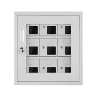 中伟手机充电柜存放柜对讲机柜工厂医院学校手机存放收纳柜9门（带充电）