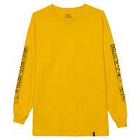 HUF 男士黄色长袖T恤 TS00685-YELLOW-M