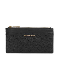 MICHAEL KORS 迈克 科尔斯 MK 女包 黑色皮质零钱包 32H8GF6D7U BLACK