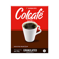 哥伦比亚进口 哥氏速溶纯黑咖啡粉 无蔗糖咖啡 盒装（32条装）1.8g*32条