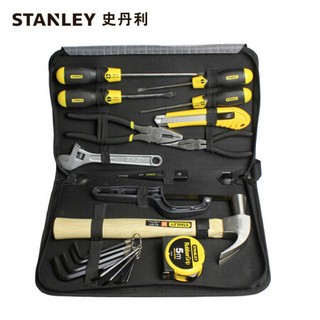 史丹利STANLEY 22件套居家工具包套装 锤子扳手家用工具组套 92-010-23C企业专享