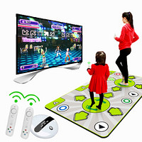 舞状元(wzy) 跳舞毯家用儿童跳舞机玩具电视电脑两用体感跑步游戏机亲子互动炫舞毯 双人无线PVC绿色