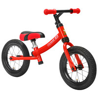 永久（FOREVER）儿童平衡车自行车2-6岁幼儿滑步车男女宝宝童车小孩滑行车两轮无脚踏单车玩具车12寸火影红