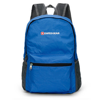 SWISSGEAR 折叠包 男女款休闲运动双肩背包旅游包 便携皮肤包 SA-8808蓝色