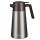 泰福高（TAFUCO）不锈钢时尚咖啡壶 316不锈钢大容量家用办公保暖瓶热水瓶T-1601 灰色 2000ML