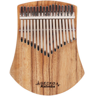 商品gecko17cas壁虎拇指琴便携卡林巴琴17音非洲手指琴拇指琴乐器