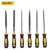 deli 得力 锉刀组套整形锉刀什锦锉打磨工具6件套4x160mm DL2161