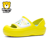 Boogie Bear2019新款中大童小孩小童儿童男童沙滩鞋女童凉鞋宝宝软底时尚 BB182S0102黄色 31