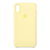 Apple iPhone XS Max 硅胶保护壳 - 奶黄色