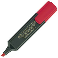 FABER-CASTELL 辉柏嘉 154821 单头荧光笔 红色 单支装