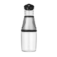 京东京造 计量油壶 按压玻璃油壶防漏油瓶 创意厨房用品 250ml