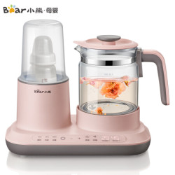 小熊(Bear)婴儿恒温调奶器1L温奶器暖奶器泡奶用婴儿冲奶粉恒温水壶冲奶器恒温器奶瓶消毒器二合一