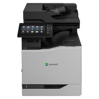 利盟 Lexmark CX825de彩色激光多功能一体机彩色扫描打印复印扫描传真办公