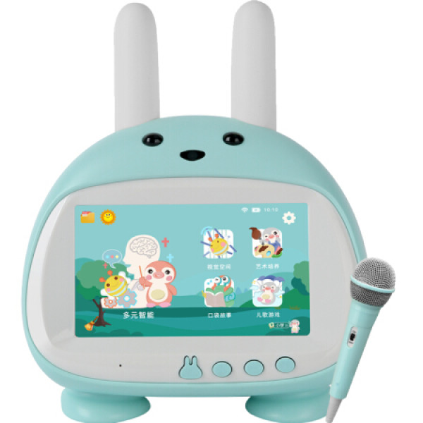 贝恩施 儿童玩具 早教故事机 触屏英语学习机智能连接wifi视频通话 t2