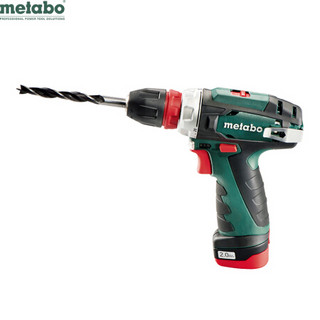 麦太保Metabo618155310PowerMaxx BS Quick10.8充电起子机快换简装版  墨绿