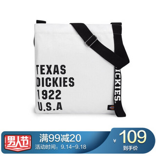 Dickies斜挎包男时尚潮流休闲单肩包173U90LBB29WT02/白色