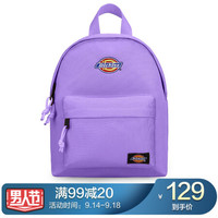 DICKIES潮流双肩包男女时尚小背包学生迷你帆布包183U90LBB12PU01/紫色