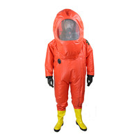 江波 8890 重型防化服 呼吸器内置式消防防化服 全密封耐酸防护服防护服 (特种行业认证证书)
