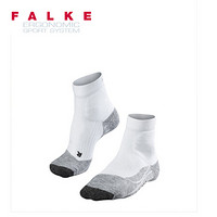 FALKE 德国鹰客 TE2 Short专业网球运动男袜 灰白色white-mix 39-41 16809-2020