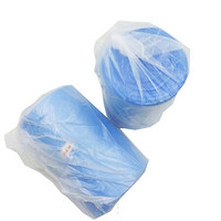 卡质（KAZHI）平口点断式加厚厨房办公酒店垃圾袋清洁袋 蓝色平口垃圾袋 950*310+90*3S 400个