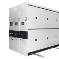 中伟智能密集架移动式档案柜文件资料架钢制轨道智能密集架 一列2组每立方单价 单组尺寸900mm*2300mm*560mm