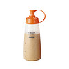 阿司倍鹭（ASVEL） FORMA调味瓶塑料软挤压瓶 尖嘴挤酱瓶宽口调料瓶 橘色300ML