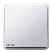 SIEMENS 西门子 开关插座 一开双控开关面板 灵蕴辰曦白