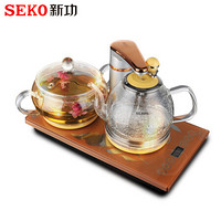 新功 （SEKO） 茶具套装全智能保温自动上水电热茶艺炉电茶壶F92 金色